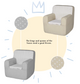 Kindersessel / Sessel-My baby mattress-Beige Sterne-Nachhaltige-babymatratzen-trittkante-luftzirkulation-sicherer-schlaf-von-babys-52